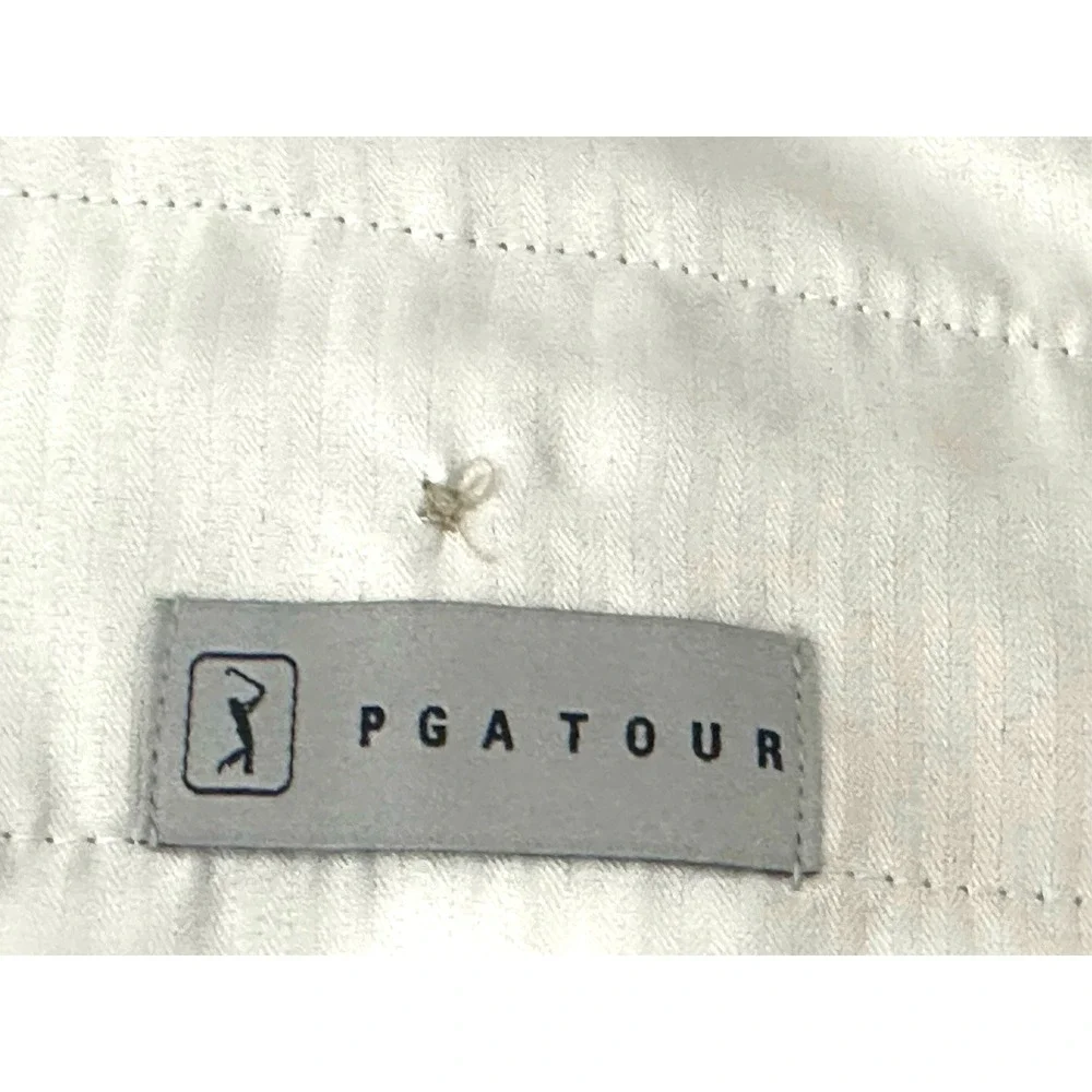 PGA‎ Tour Men's Golf Bermuda Lightweight Shorts Tan/Beige Size 34
